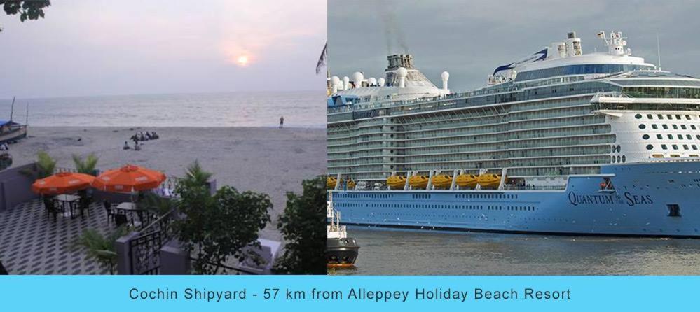 Alleppey Holiday Beach Resort Alappuzha Exterior photo